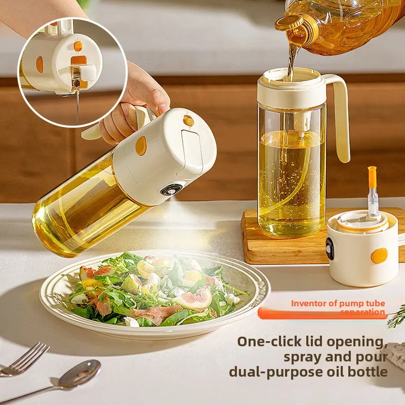 WezzaFamme Glass Oil Dispenser Bottle