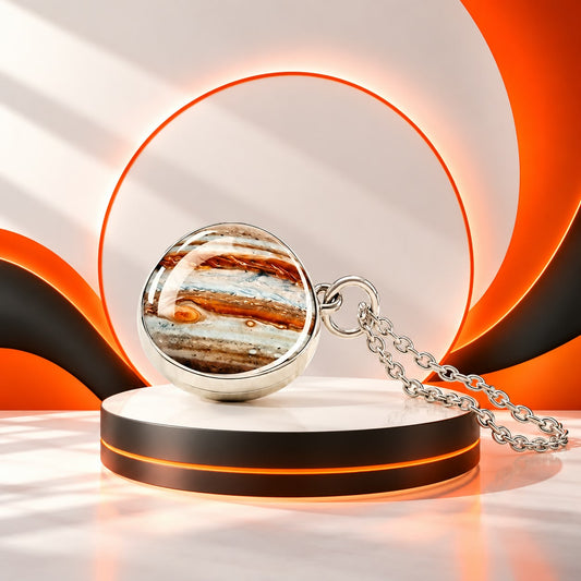 WezzaFamme Solar System Pendant Necklace