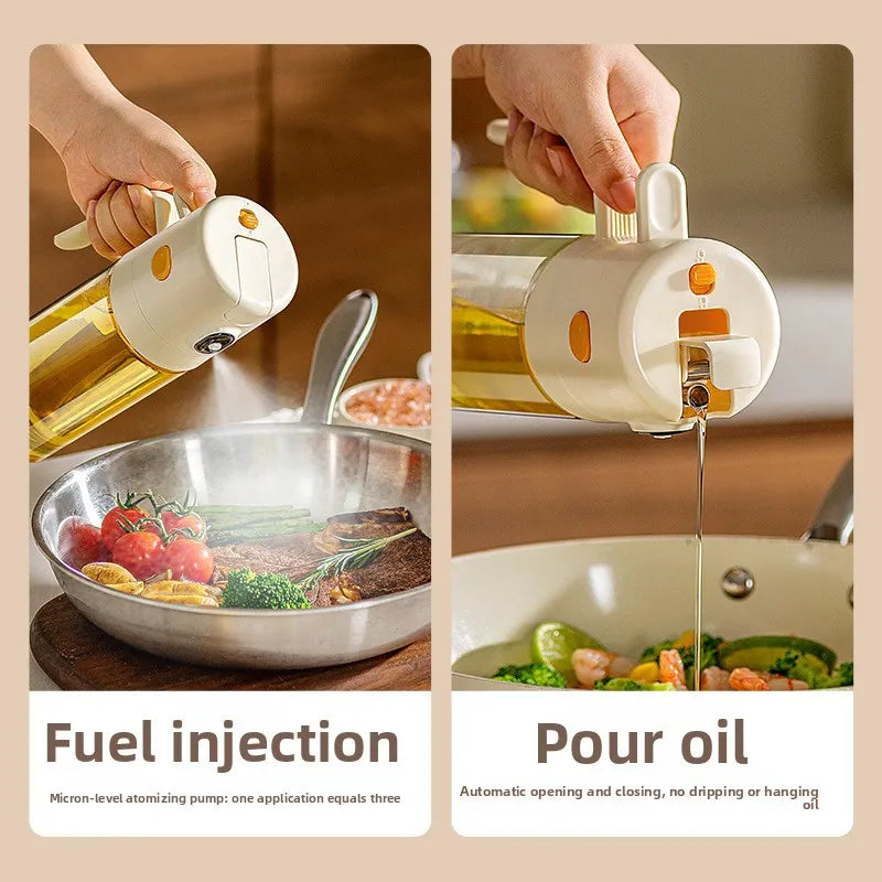 WezzaFamme Glass Oil Dispenser Bottle