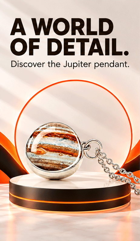 WezzaFamme Solar System Pendant Necklace - Mobile landing image 1