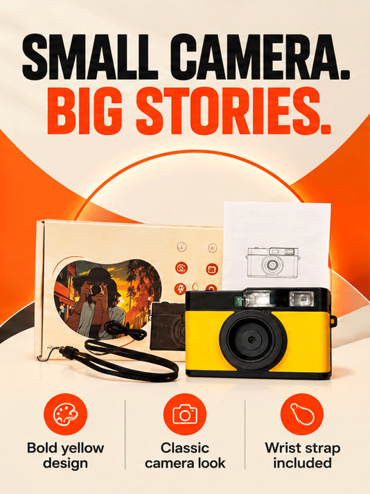 WezzaFamme Retro Digital Camera with HD Filters - Mobile landing image 2
