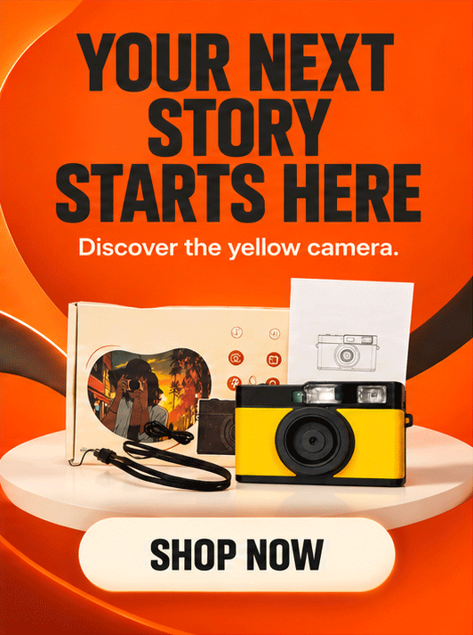 WezzaFamme Retro Digital Camera with HD Filters - Mobile landing image 4