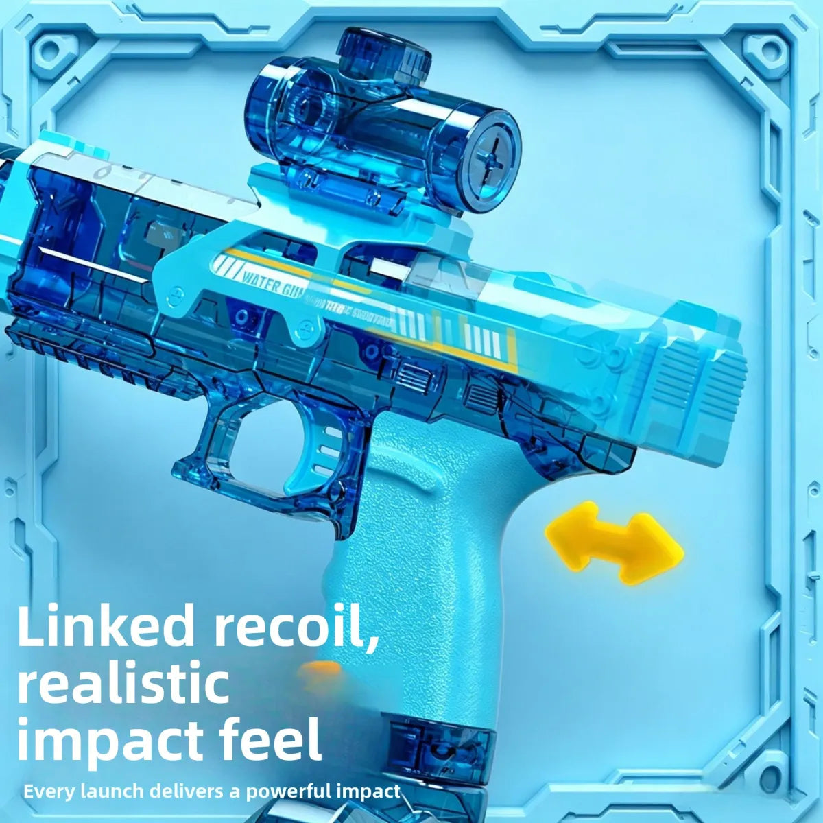 WezzaFamme Electric Water Gun with Light Effect
