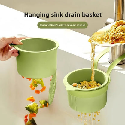 WezzaFamme Hanging Sink Drain Basket for Kitchen Use