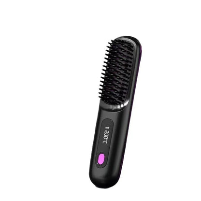 WezzaFamme Wireless Hair Straightening Comb with Negative Ion Technology