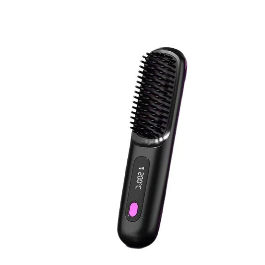 WezzaFamme Wireless Hair Straightening Comb with Negative Ion Technology