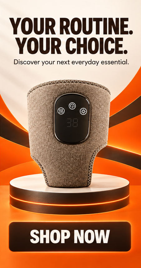 WezzaFamme Electric Heating Ankle Protector with Vibration Massage and Graphene Technology - Mobile landing image 4