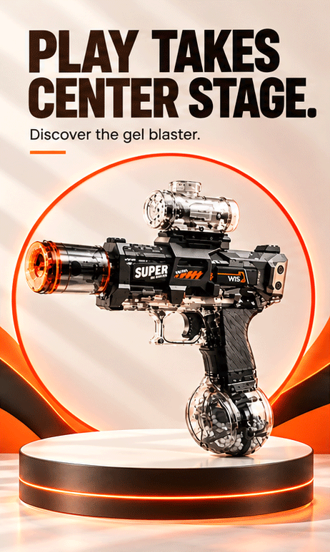 WezzaFamme Electric Water Gun with Light Effect - Mobile landing image 1