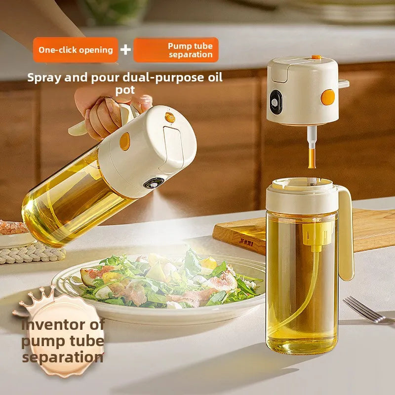 WezzaFamme Glass Oil Dispenser Bottle