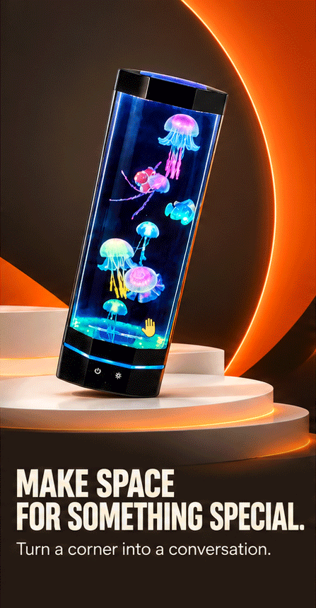 WezzaFamme Remote Control Color Changing Jellyfish USB Night Light - Mobile landing image 3