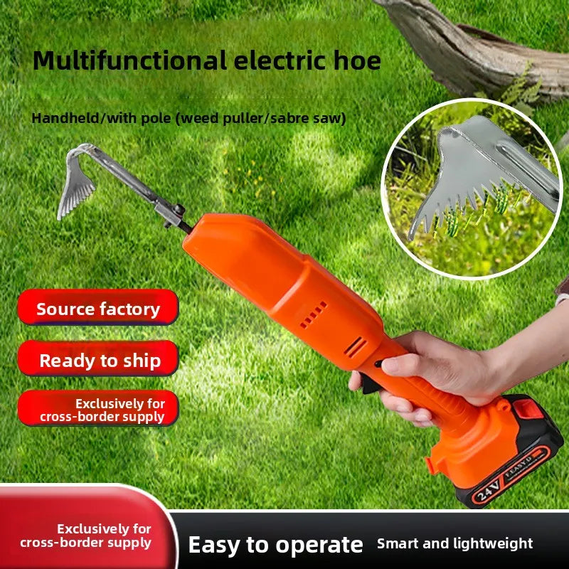 WezzaFamme Handheld Electric Garden Tiller and Weeder