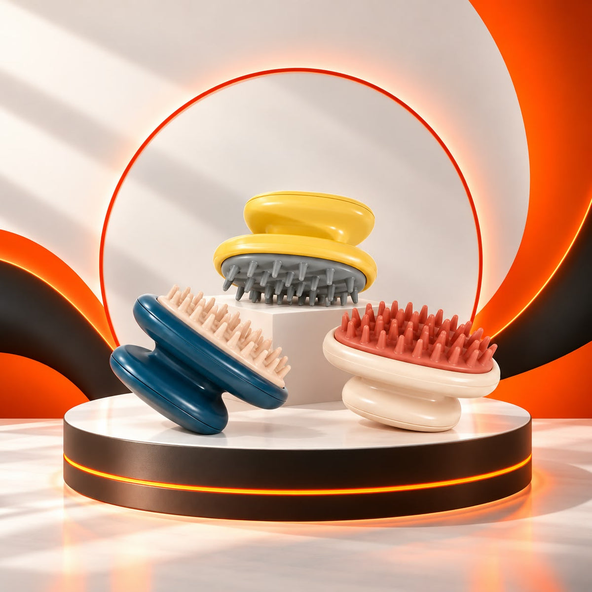 WezzaFamme Hair-washing brush and shampoo comb