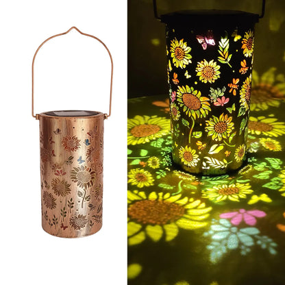 WezzaFamme Solar Powered Outdoor Garden Hanging Light