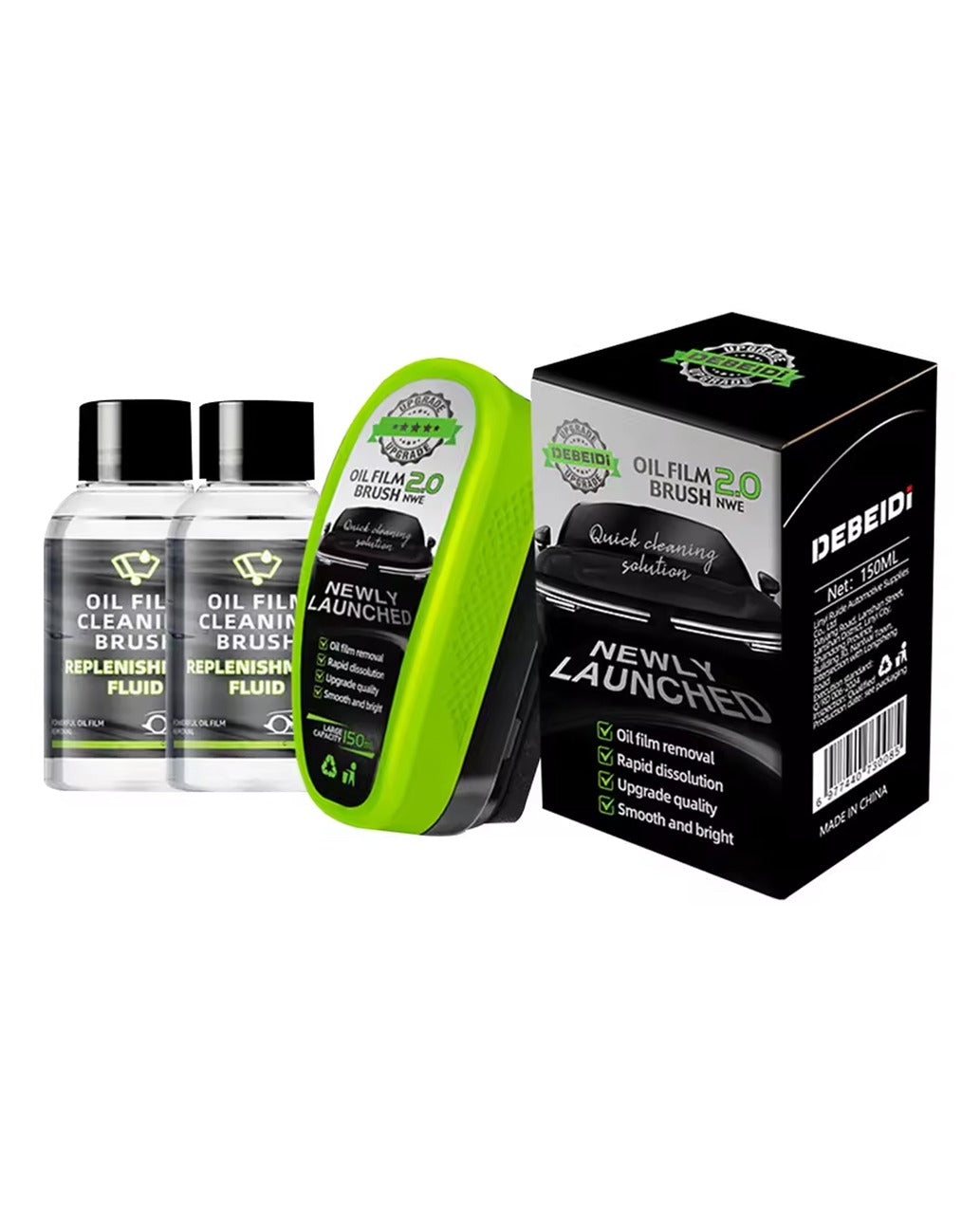 WezzaFamme ClearVision™ Glass Oil Film Remove