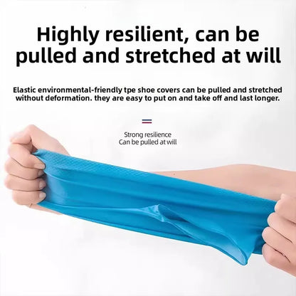 WezzaFamme Waterproof Non-Slip PVC Shoe Covers