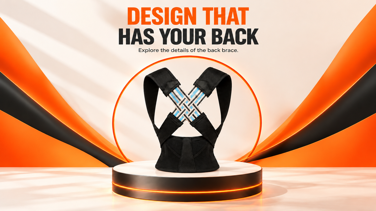 WezzaFamme Posture Corrector for Shoulder and Back Support - Desktop landing image 1