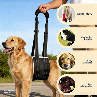 WezzaFamme Pet Dog Rear Leg Injury Recovery Support Harness