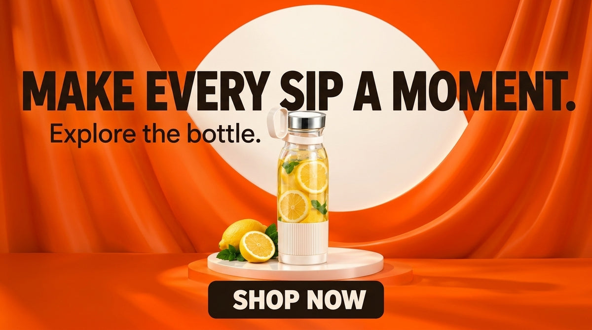 WezzaFamme Mini USB Rechargeable Portable Juicer Cup - Desktop landing image 1