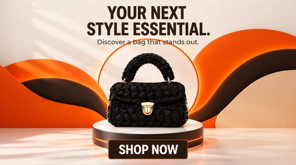 WezzaFamme Handmade Woven Crossbody Bag - Desktop landing image 4