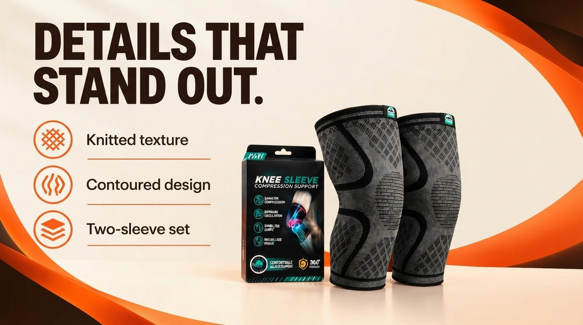 WezzaFamme Knee Compression - Desktop landing image 1