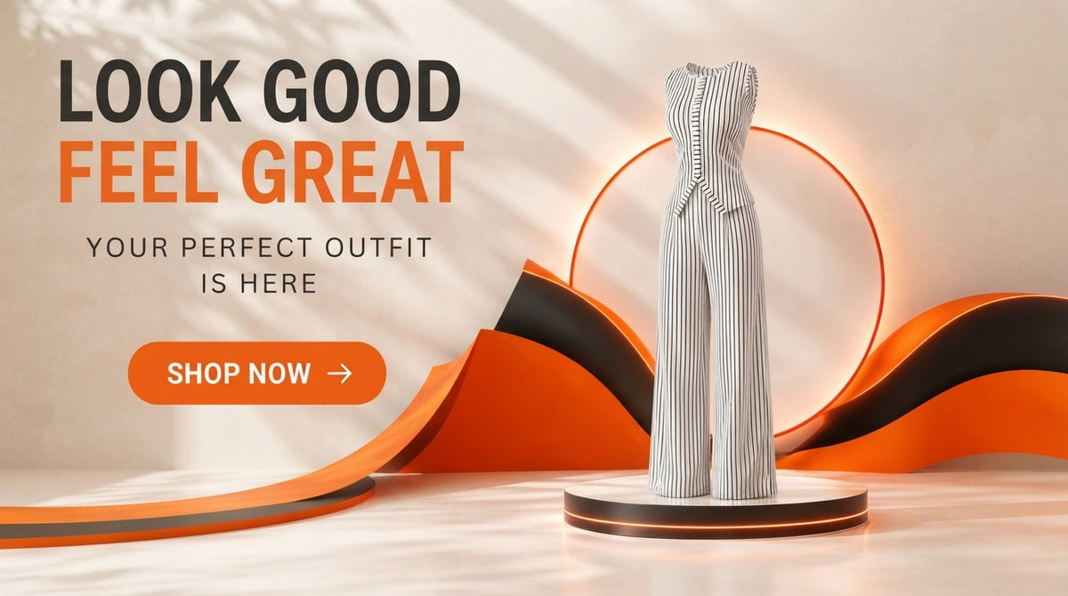WezzaFamme Women Retro Striped Vest and Wide-Leg Pants Set - Desktop landing image 1