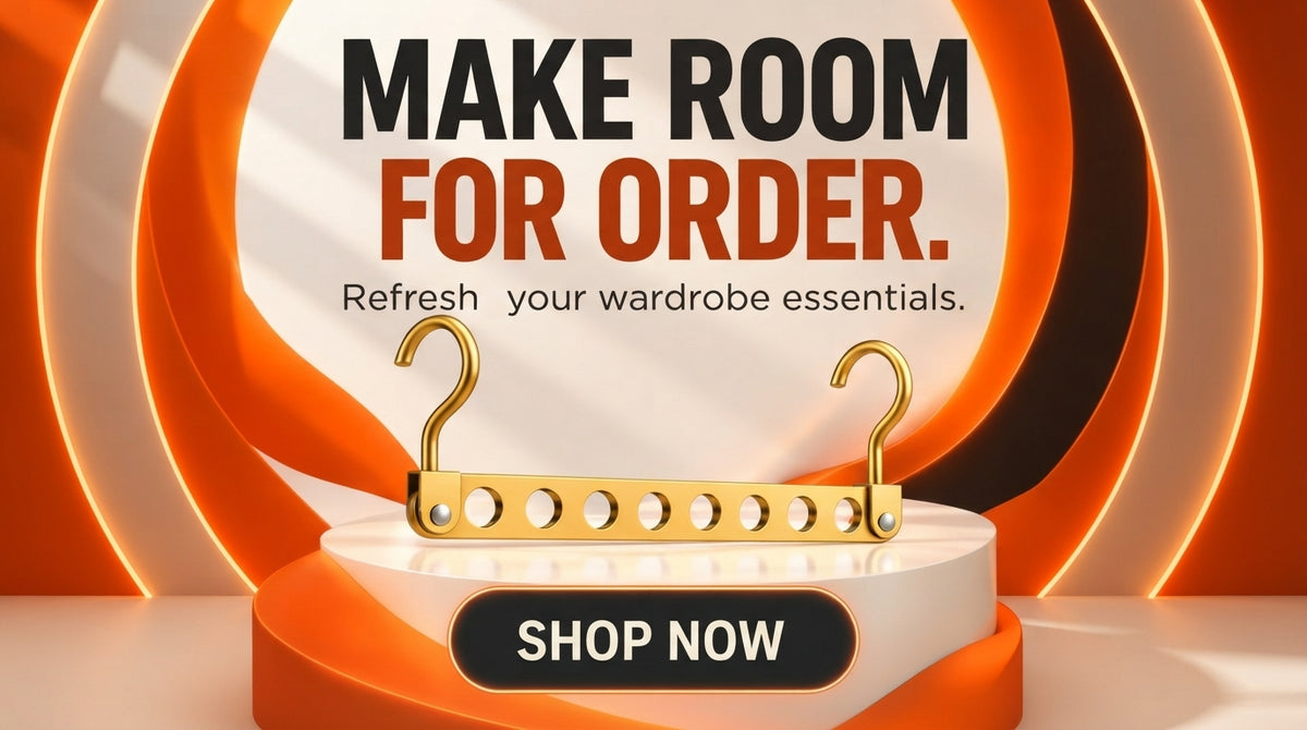 WezzaFamme Aluminum Alloy Folding Pants Hanger - Desktop landing image 4