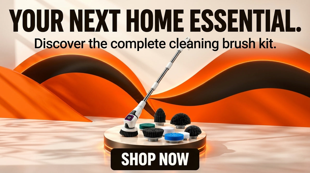 WezzaFamme Multifunctional Wireless Electric Cleaning Brush with Voice Prompt - Desktop landing image 2