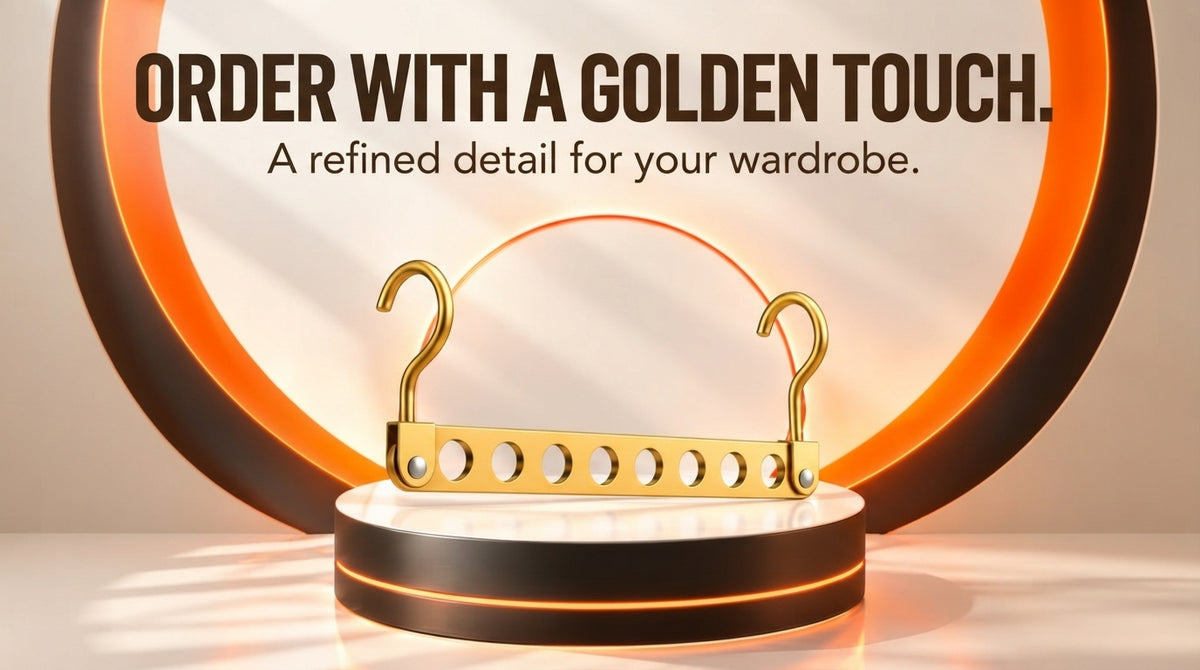 WezzaFamme Aluminum Alloy Folding Pants Hanger - Desktop landing image 2
