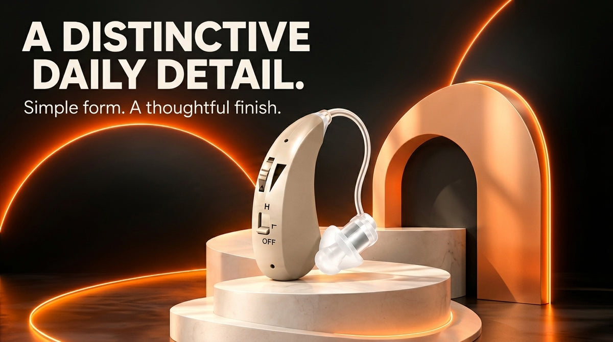 WezzaFamme TruHear™ | Invisible Behind The Ears Hearing Aids - Desktop landing image 3