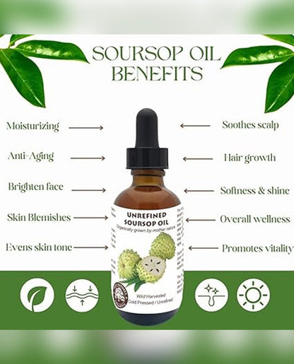 WezzaFamme Best Nature's Cosmetics Organic Soursop Oil