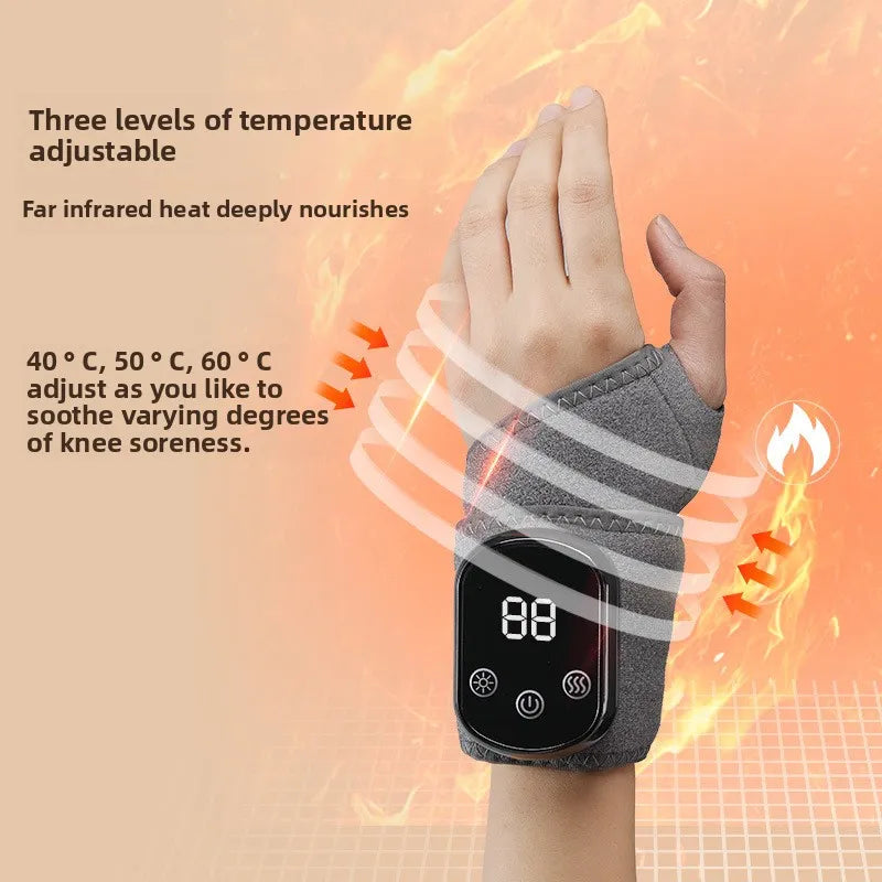 WezzaFamme Electric Heating Ankle Protector with Vibration Massage and Graphene Technology