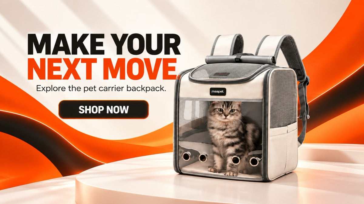 Portable Backpack Pet Bag - Desktop landing image 3