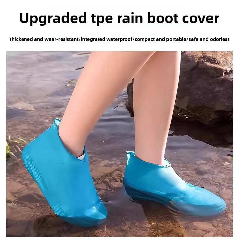 WezzaFamme Waterproof Non-Slip PVC Shoe Covers