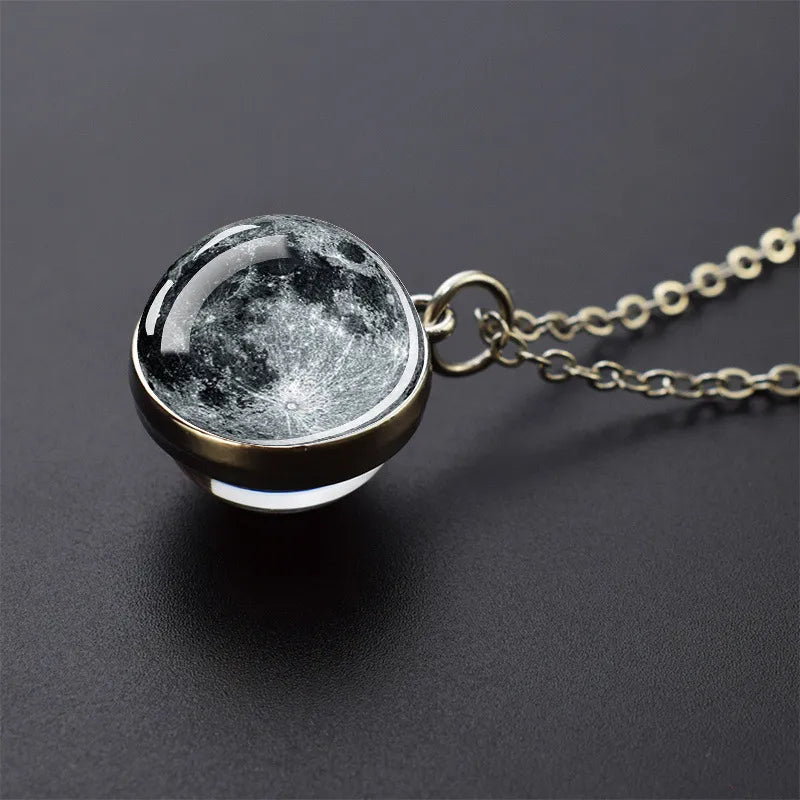 WezzaFamme Solar System Pendant Necklace