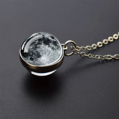 WezzaFamme Solar System Pendant Necklace
