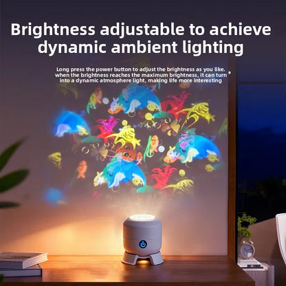 WezzaFamme "Rotating Starry Sky Projection Night Light "