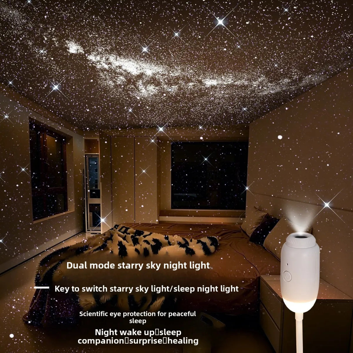 WezzaFamme USB Star Projection Lamp