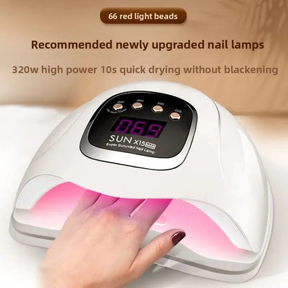 WezzaFamme LED Nail Lamp with Red Light Technology