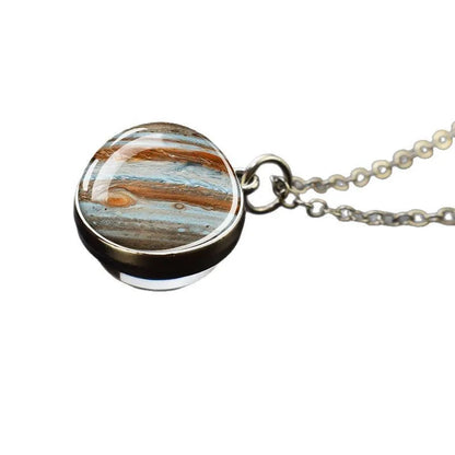 WezzaFamme Solar System Pendant Necklace