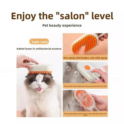 WezzaFamme Pet Spray Massage Comb Cat Steam Comb Hair Comb