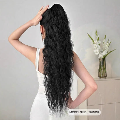 WezzaFamme Synthetic Hair Ponytail with Claw Clip
