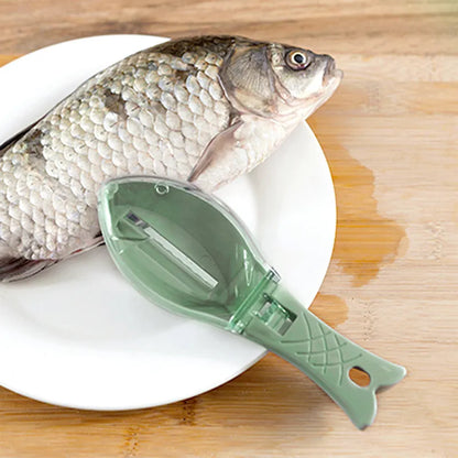 WezzaFamme Creative Fish Shaped Scale Scraper
